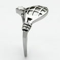 thumbnail image 4 of Luxe Jewelry Designs Women's Stainless Steel Ring with Round Shaped Top Grade Crystal - Size 6 (Pack, 4 of 4