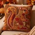 thumbnail image 7 of Fall Pillow Covers Halloween Fall Decorations Coffee Sofa Couch Pillow Covers Square Summer Pillow Covers 18x18 for Farmhouse Thanksgiving Pillowcase Decorative Throw Pillow Covers Cushion Cases, 7 of 7