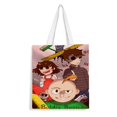 thumbnail image 1 of Baldi's BasicsBolso de tela con estampado de lienzo para mujer, bolsa de compras reutilizable y estética, con cremallera interior, regalo para mujer,40*40cm., 1 of 6