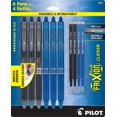 thumbnail image 1 of Tinta de gel borrable Pen PILOT FriXion de 0,7 mm, paquete de 6 unidades y 4 recambios, 1 of 9