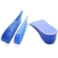 thumbnail image 5 of Unisex Silicone Lift Height Increase Double Layers Shoe Insoles Heel Insert Pad, 5 of 6