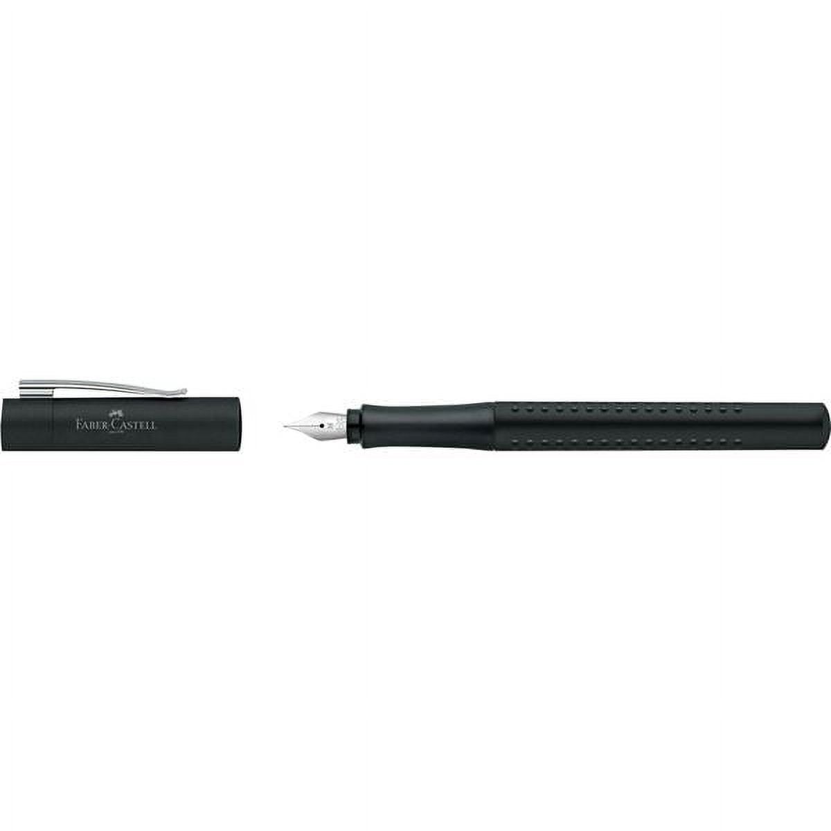Faber-Castell Grip 2011 Black Fountain Pen - Medium