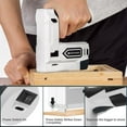 Bielmeier 2 in 1 Lithiumion Electric Staple Gun, 4V Cordless Nailer