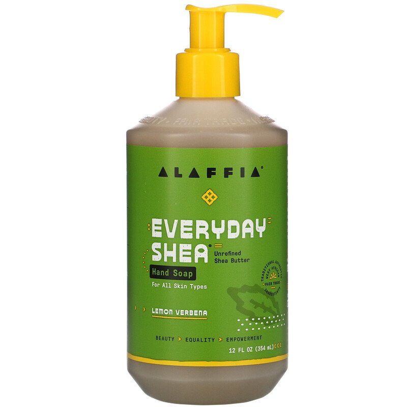 Alaffia Everyday Shea Hand Soap Lemon Verbena 12 fl oz