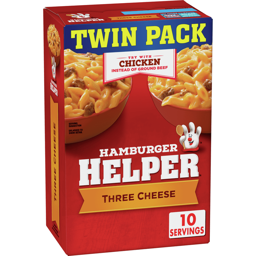 Hamburger Helper Recipe On Box Design Corral