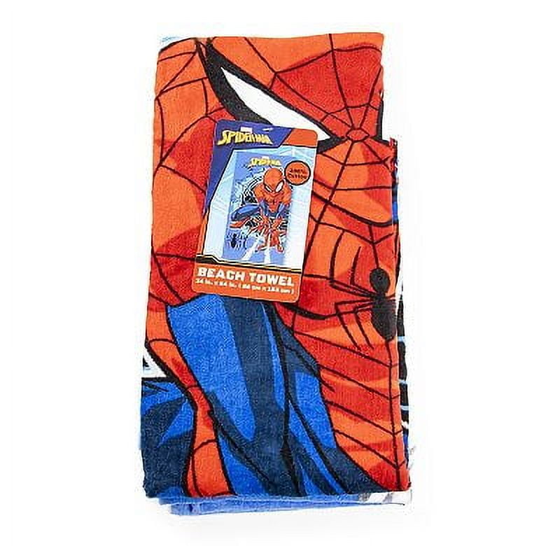Spider-Man Web-Slinger Superhero Soft Absorbent Beach Towel, 34" X 64"