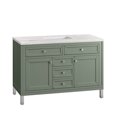 thumbnail image 7 of James Martin Vanities 48" Single Vanity, Smokey Celadon w/ 3 CM Arctic Fall Top, 7 of 7