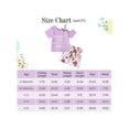 thumbnail image 6 of CARETOO Toddler Girl Summer Short-Sleeve One Shoulder Casual Tops Shorts 95% Cotton 3PCS Set 1-5T, 6 of 12