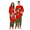 Christmas 01, variant on Onlypjs Family Matching Christmas Pajamas – Red Elf & Reindeer Print Long Sleeve Top and Festive Green Pattern Pants for Women, Men