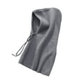 thumbnail image 4 of Warm Winter Hat Beanie Ski Neck Warmer Cap, Snow Balaclava Pullover Thick Hooded Gray, 4 of 8