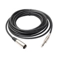 thumbnail image 2 of XLR 3Pin a 1/4 Pulgadas 6.35mm Cable de , 10 pies, 2 of 7