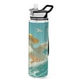 thumbnail image 2 of Qxltty White Duck Water Bottle 32 oz with Straw BPA Free Reusable Fitness Sport Bottle Perfect for Travel School Outdoors and Gym, 2 of 7