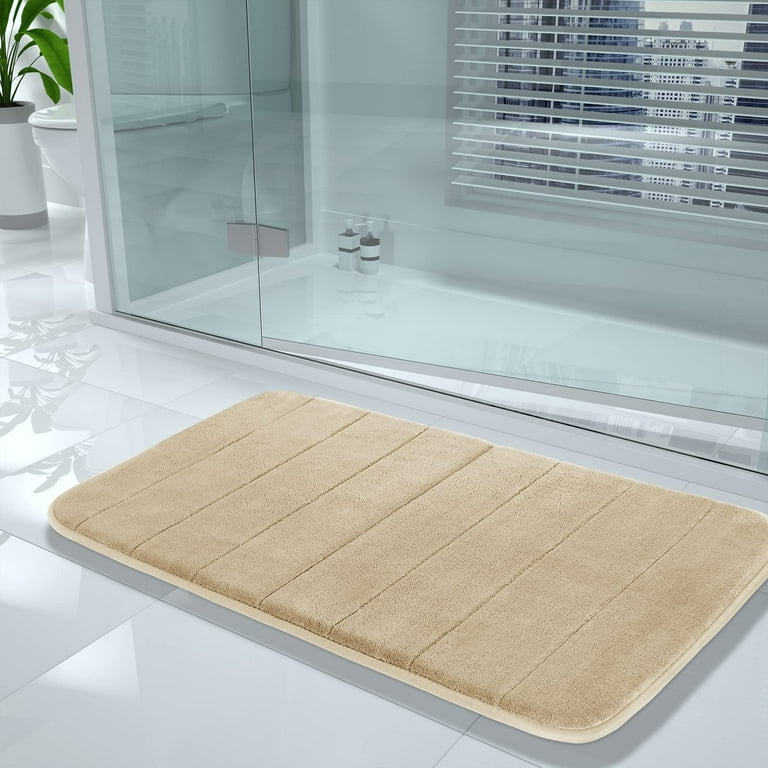 Yimobra Memory Foam Bath Mat Large Size 31.5 by 19.8 Inches, Soft and  Comfortable, Super Water Absorption, Non-Slip, Thick, Machine Wash, Easier  to