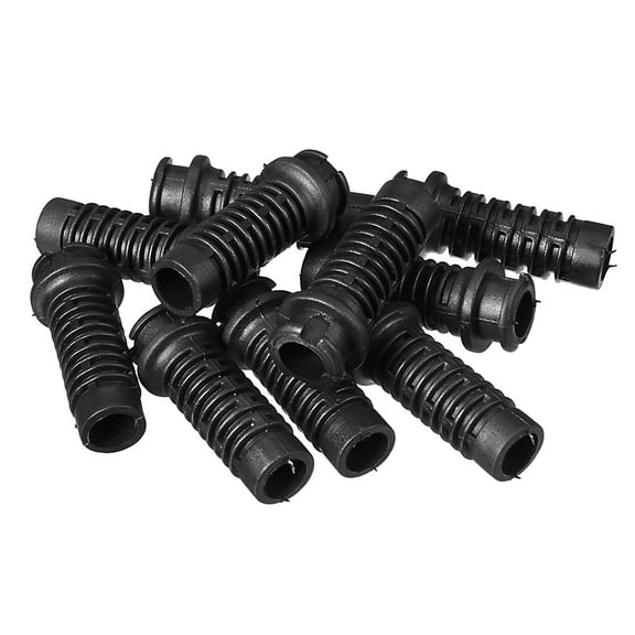 10pcs 7.5-8.0mm Strain Relief Cord Boot Protector Power Tool Hose Black