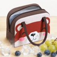thumbnail image 4 of Yhmxh Cute Cartoon Insulated Lunch Bag, Reusable Thermal Lunch Tote Box with Zipper, Portable Food Storage Lunch Handbag, Leakproof Oxford Fabric Cooler Lunch Container for Picnic Travel, 4 of 6
