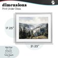 thumbnail image 4 of Stupell Industries Traditional Misty Tree Tops Vista Gray Framed Print Under Glass, 21 x 17, by Franklyn Gregory, 4 of 8