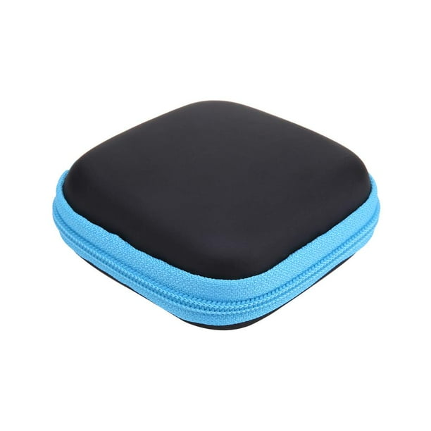 Audífonos 80 * 80 * 30 mm Caja cuadrada de EVA Caja de almacenamiento de cable de compatible con Bluetooth Tmvgtek Para estrenar