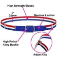 thumbnail image 2 of Falari Kids Leather Elastic Adjustable Belts for Boy Girl All Occasion Variety Colors, 2 of 6