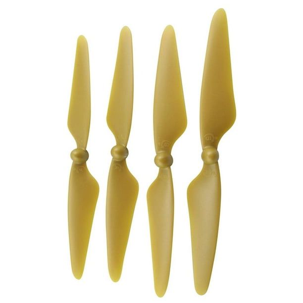 2 pares de hélices CW/CCW para minicuadricóptero de carreras FPV H501S Oro
