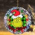 thumbnail image 4 of Árbol de Navidad, decoración de monstruos verdes, tema del Festival, suministros para fiesta de árbol de Navidad, 4 of 7