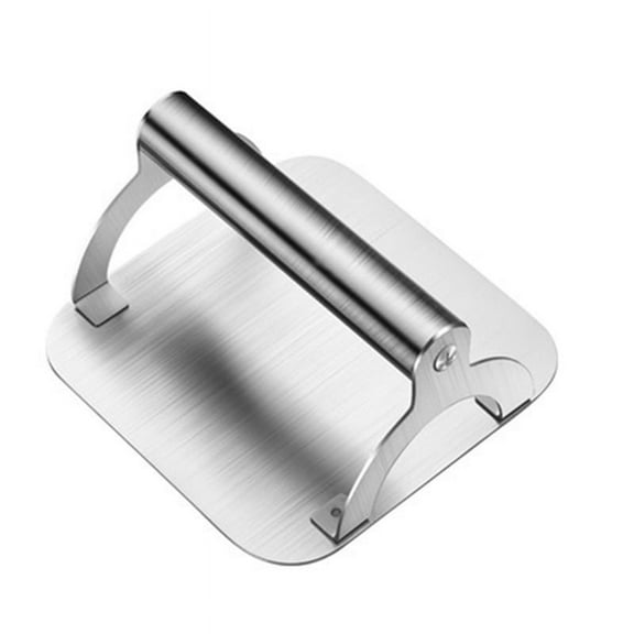 Kitchen Stainless Steel Steak Weight/Bacon with Handle, Heavy-Weight Grill Commercial Grade Burger
