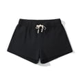 thumbnail image 4 of Pantalones cortos deportivos de algodón de color liso para hombre, ropa deportiva de verano, 4 of 5