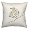 thumbnail image 2 of Creative Products Neutral Sage Bird II 18 x 18 Indoor / Outdoor Pillow, 2 of 3