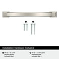 thumbnail image 4 of Amerock Sheffield 5-1/16 inch (128mm) Center-to-Center Satin Nickel Cabinet Pull, 10 Pack, 4 of 4
