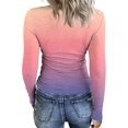 thumbnail image 5 of BDPORKAS Womens Long Sleeve Shirts Slim Fit Stretch Crewneck Basic Casual Tunic Tops, 5 of 5