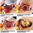 thumbnail image 2 of Cortador de manzanas QUANZHOUTIANDI Descorazonador de manzanas Con 12 cuchillas Divisor de manzanas Cortador de frutas, 2 of 4