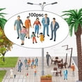thumbnail image 4 of Hand Painted Figures Layout Tiny Toys People Diorama Decoration 100pcs 100th, 4 of 8