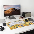 thumbnail image 6 of Salouo Vintage White Yellow Sunflower Print Large Mouse Pad,Extended Mat Desk Pad, 3mm Thick Mice Pad Desk Mat Big Desk Pad for Work, Game, Office, Home -16 x 29.5in, 6 of 8