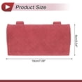 thumbnail image 4 of Estuche para gafas de sol de coche Unique Bargains con visera magnética universal, estuche protector de gafas de ante negro 7.09"x3.54" 1 Pcs, 4 of 7