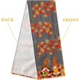 thumbnail image 3 of Fall Gnomes Pumpkins Maple Leaves Table Runner Autumn Seasonal Thanksgiving Kitchen Dining Table Decoration for Home Party Decor 13x72 Inch, 3 of 6