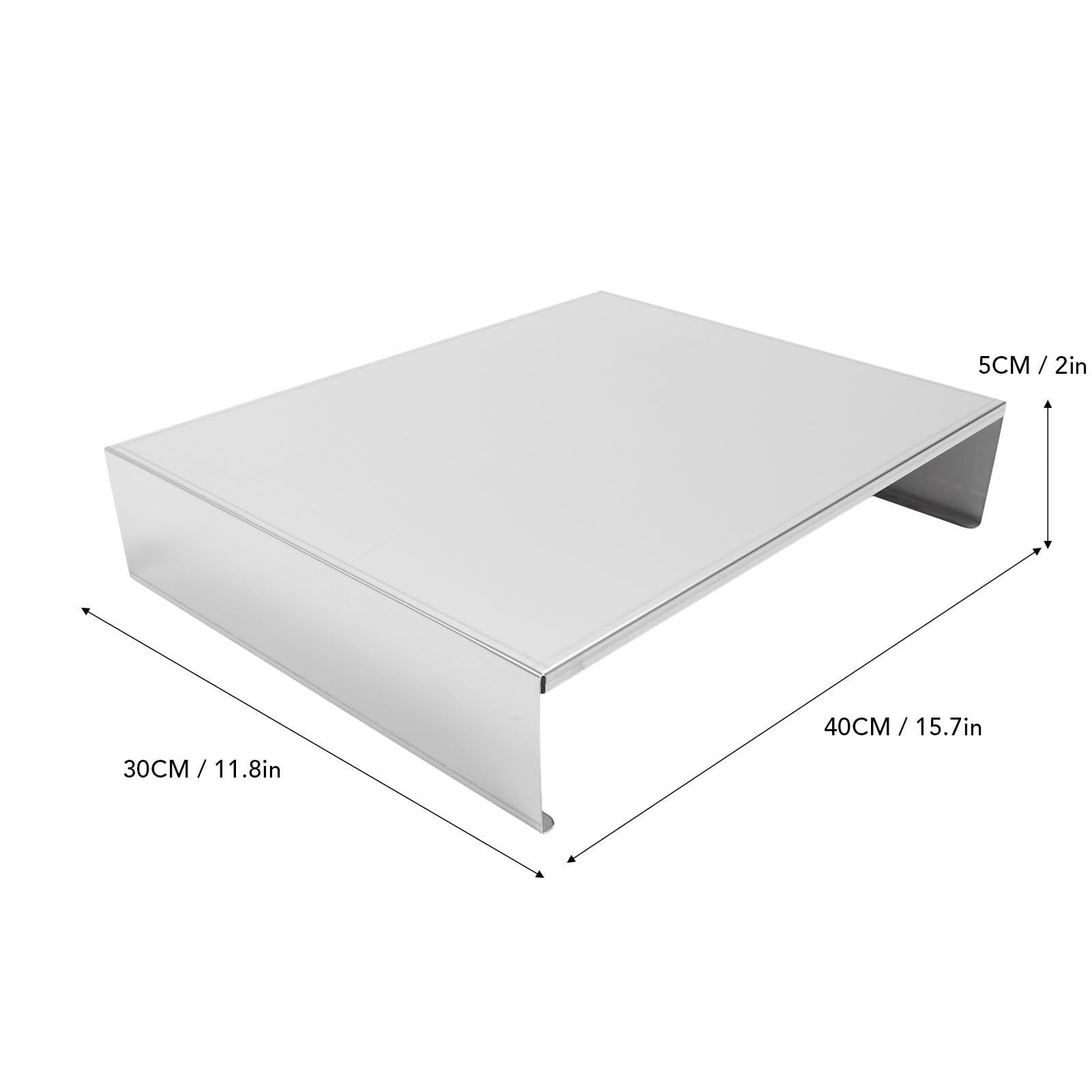 Yajisi 110LBS Stainless Steel Stove Top Cover, Heavy-Duty Gas & Induction Cooktop Protector with Extra Workspace, 18.11 x 12.20 x 2.36 Inches
