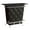 Black, variant on Furniture of America Perii Contemporary Faux Leather Tufted Bar Table in White