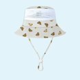 thumbnail image 1 of Sombrero de verano para niña y niño, accesorio de playa para el sol, cuerda de ala ancha, gorra de protección UV para bebé, niños pequeños, vacaciones, natación al aire libre, 1 of 4