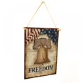thumbnail image 5 of 4th of July Independence Day Wooden Plaque Sign Rectangle Crafts Decoration, Universal Household Signs for Front Door Home Kitchen Porch Wall, 10.24*7.09 Inch, 5 of 6