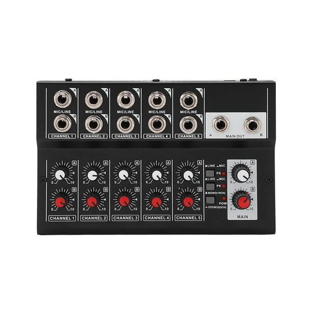 Consola mezcladora de audio NikouMX 10 canales diseño de última generación