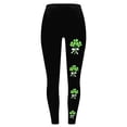 thumbnail image 4 of successthop St. Patrick Day Yoga Pant Green Vacation Leggings Plus Size Trousers Comfortable Holiday Workout Bottoms 3XL, 4 of 5