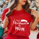 thumbnail image 5 of Gibobby Tops navideños para Mujer Camiseta de manga corta con cuello redondo y estampado de Navidad para mujer(Rojo,M), 5 of 5