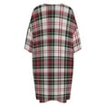 thumbnail image 5 of Clan Stewart Dress Tartan Plaid Pattern Tartan Sleepshirts For Sleeping Travels Loose Sleepdress Pajama Dress Soft Nightdress Sleepwear, 5 of 7