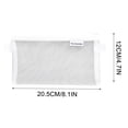thumbnail image 2 of JingChun Transparent Nylon Mesh Cosmetic Bags with Zipper, Clear Makeup Bags, Portable Travel Toiletry Pouch, Organizer, Pencil Case, 2 of 3