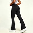 thumbnail image 5 of Lutiedan Flare Leggings for Women Soft High Waisted Yoga Bootcut Leggings Casual Stretch Athletic Gym Bell Bottom S-3XL, 5 of 6