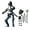 Noir, variante sur Figurine Articulée de Chevalier d'Armure avec Accessoires Articulations Mobiles Modèle de Soldat Guerrier Médiéval Imprimé 3D Jouet Anti-Stress Mannequin Articulé Décoration