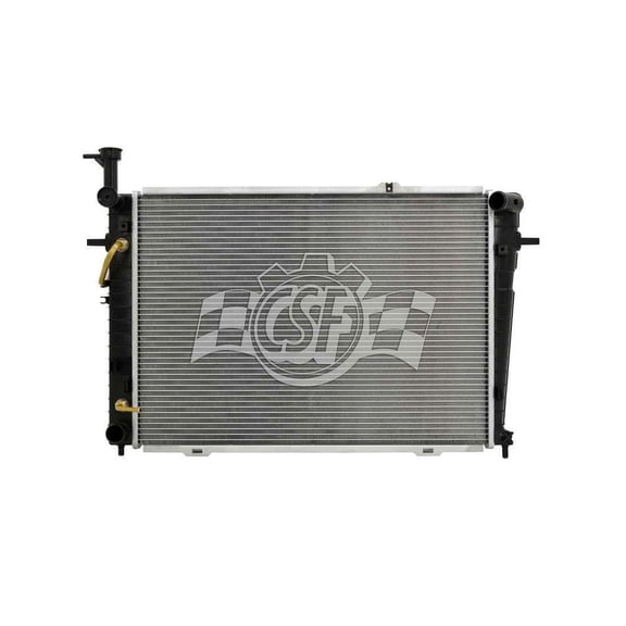 CSF 3287 1 Row Plastic Tank Aluminum Core Radiator