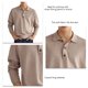 thumbnail image 4 of Top Para Hombre, Con Botones En La Parte Delantera, Manga Larga, Para Hombre, Casual, Elegante, A La Moda, Con Cuello Vuelto Para Oficina ANGGREK Ocean Broad Surfboard Fins, 4 of 6