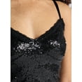 thumbnail image 4 of No Boundaries Sequin Mesh Tank Top and Mini Skirt Set, 2-Piece, Women's, 4 of 5