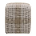 thumbnail image 2 of Pemberly Row Teak Rope Weave Indoor Outdoor Accent Cube in Taupe, 2 of 5