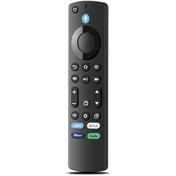 ccwmincc Replacement TV Remote for Amazon Fire Stick (4K Max, 4K, HD), Firestick 3rd Gen, TV Cube and Insignia, Toshiba Smart TVs with Voice Control